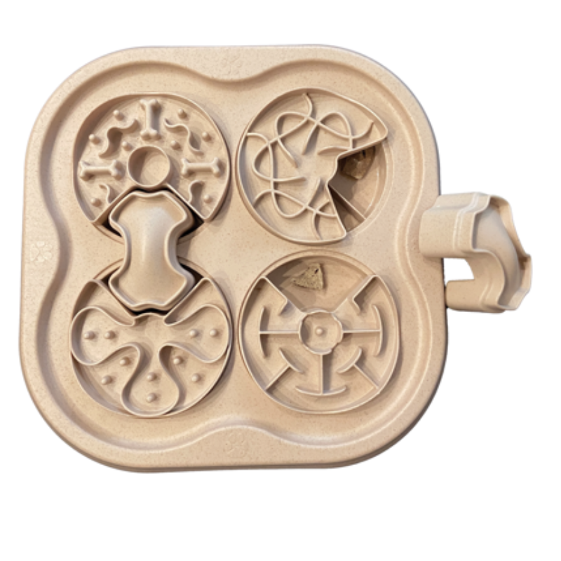 FoufouBRANDS - 2 in 1 Slow Feeder & Nosework Puzzle Toy