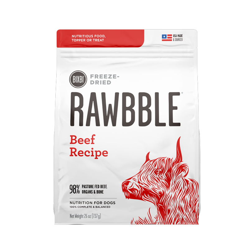 BIXBI - Dog - Freeze-Dried - Rawbble - Beef