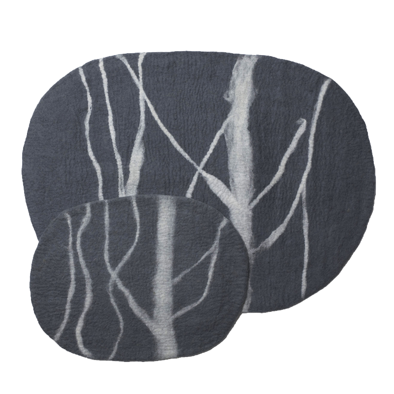 Dharma Dog Karma Cat - Mat - River Stone - Slate