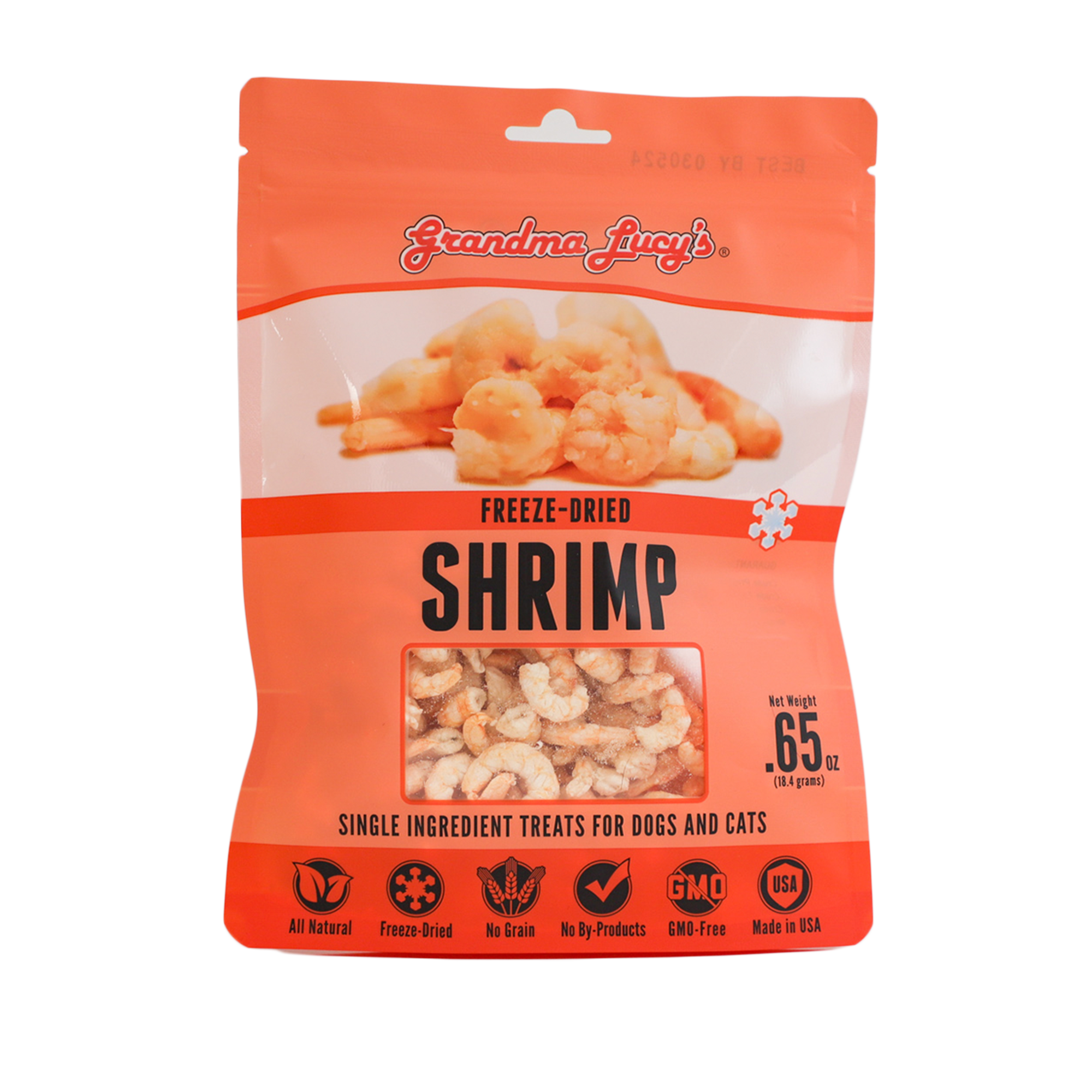 Grandma Lucy's - Singles - Shrimp -Freeze Dried 0.65oz