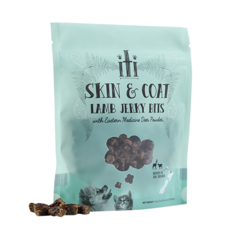 iTi - Treats - Air-Dried - Skin & Coat - Lamb - Jerky Bits - 100g
