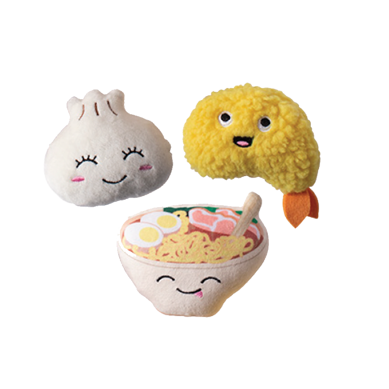 Fringe Studio - Dog - Toy - Plush - Small Dog - Soy Into You - 3pc