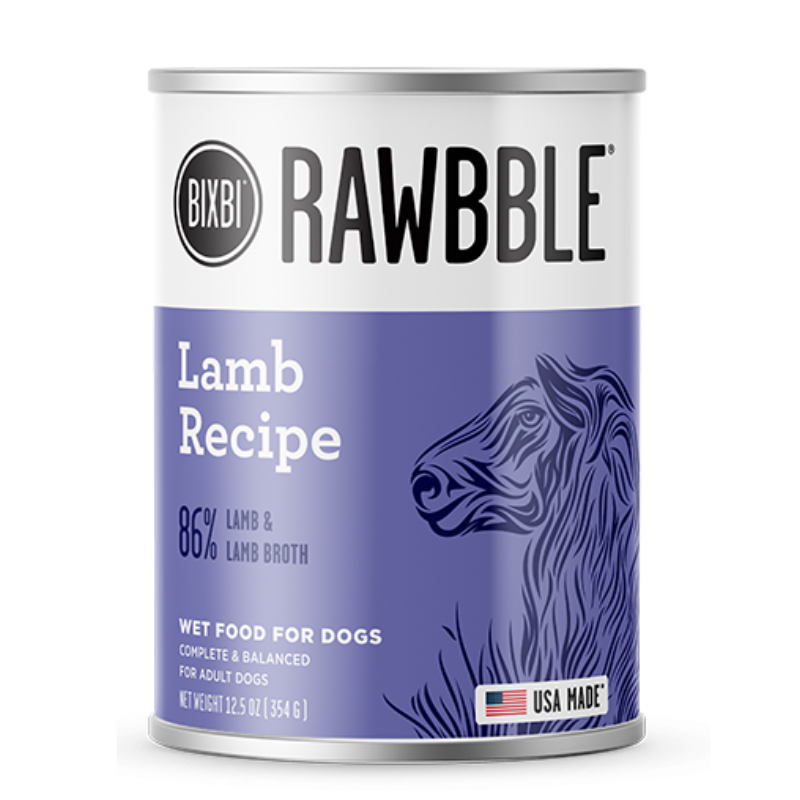 BIXBI - Dog - Rawbble - Lamb - Can 12.5oz - case of 12