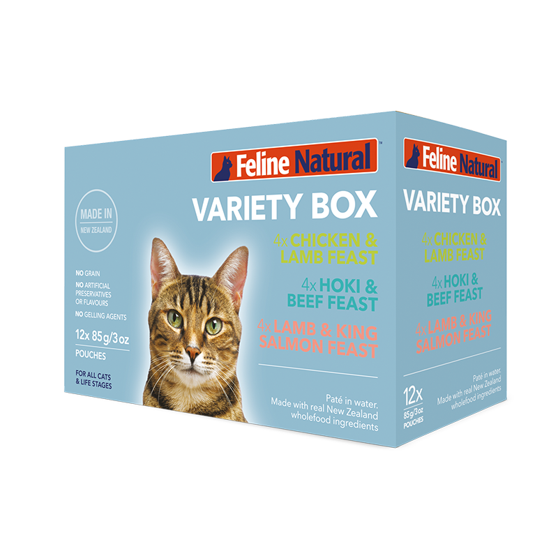 Feline Natural - Pouches - Variety Pack - 85g (Case of 12)