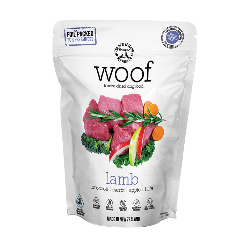 NZ Natural Pet Food Co - Freeze Dried - Food - Woof - Lamb