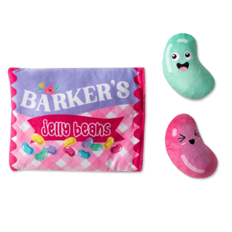 Fringe Studio - Dog - Toy - Plush - Hide & Seek - Barkers Jelly Beans