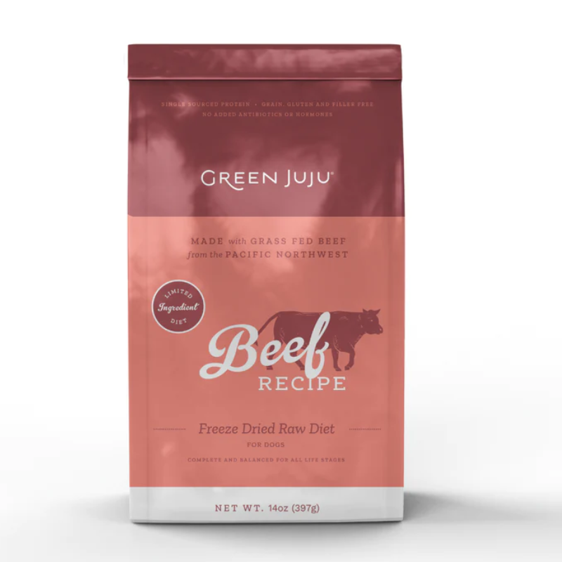 Green Juju - Dog - Freeze-Dried - Beef - 14oz