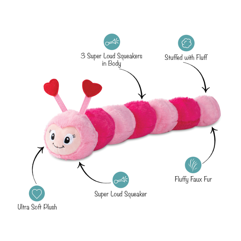 Fringe Studio - Dog - Toy - Valentine - Plush - Love Bug