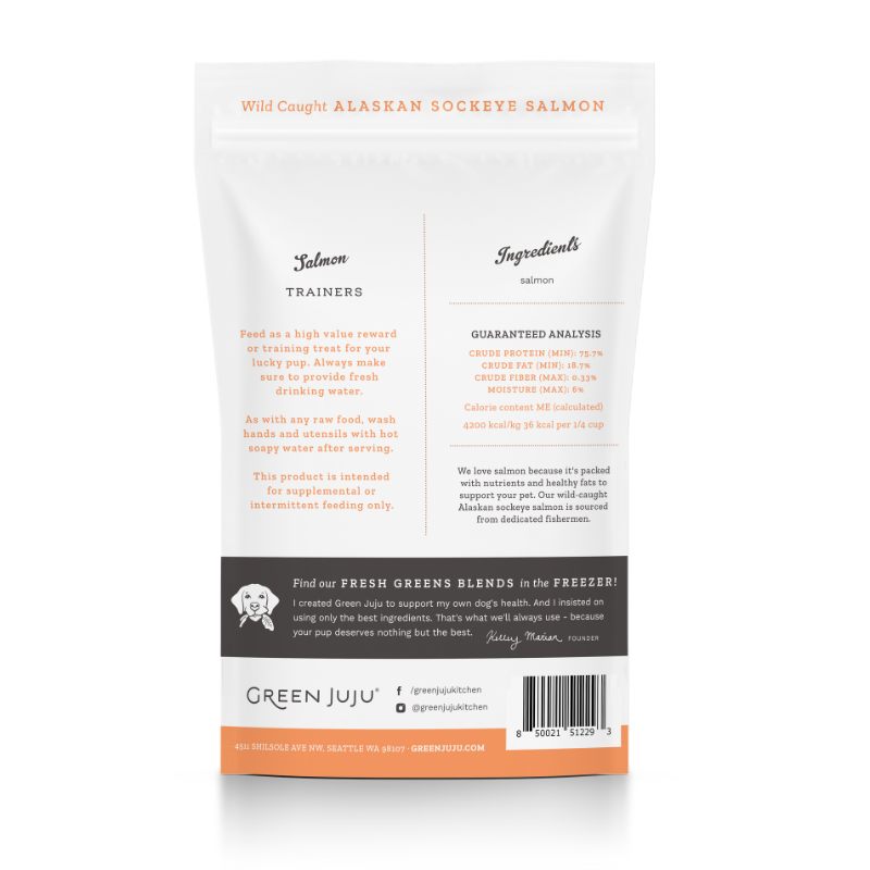 Green Juju - Freeze-Dried - Trainers - Salmon - 2.5oz