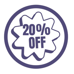 20% OFF Clearance