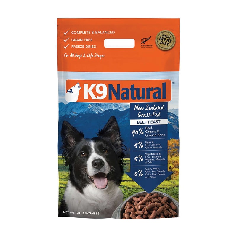 K9 Natural - Beef Freeze Dried 1.8kg
