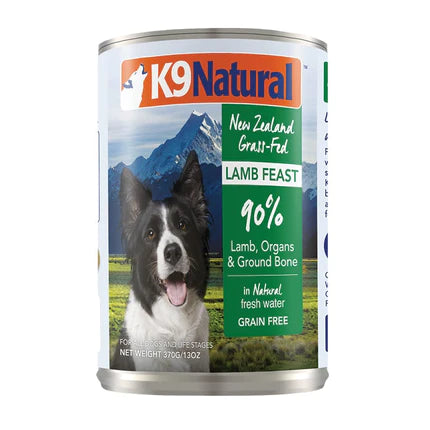 K9 Natural - Lamb Can 370g  (case of 12)
