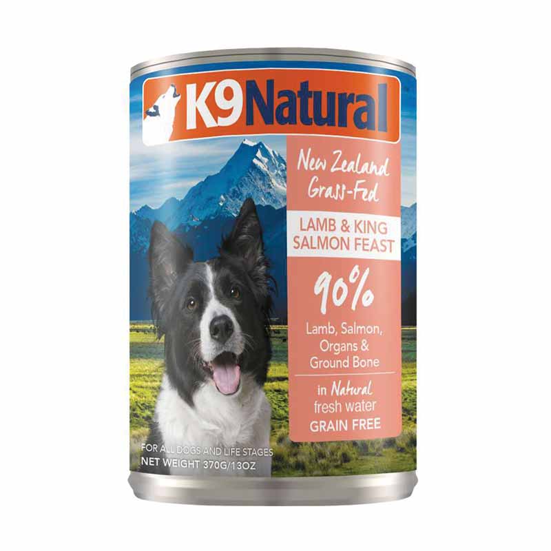 K9 Natural- Lamb & Salmon Can 370g (Case of 12)