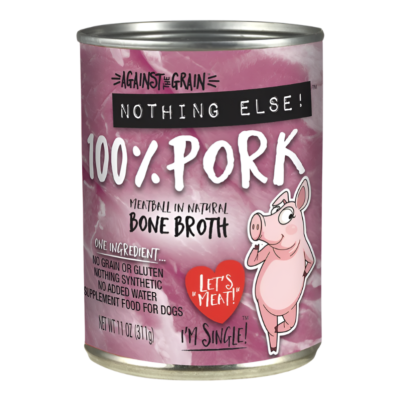 Against the Grain - One Ingredient Pork - 11oz  (case of 12)