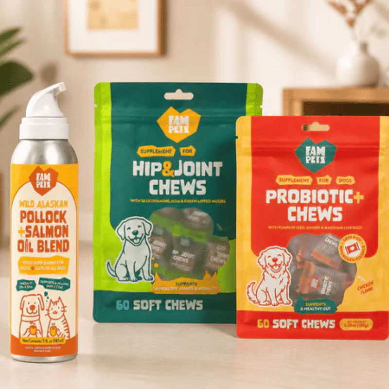 Fam-Pets - Alaskan - Pollock & Salmon - Omega-3 Fish Oil - Spray