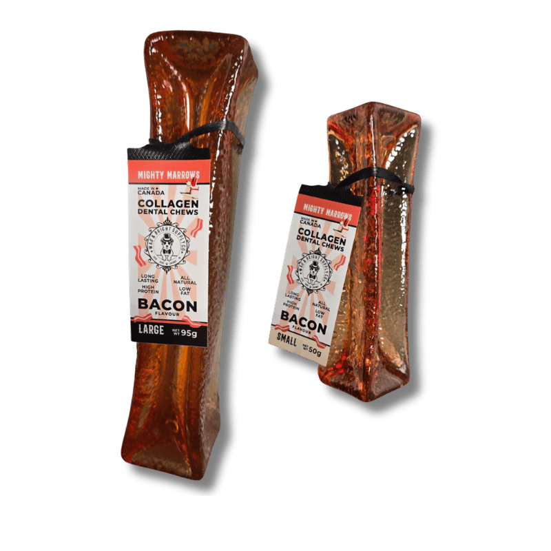 Wag & Bright - Mighty Marrows - Collagen Dental Chews - Bacon