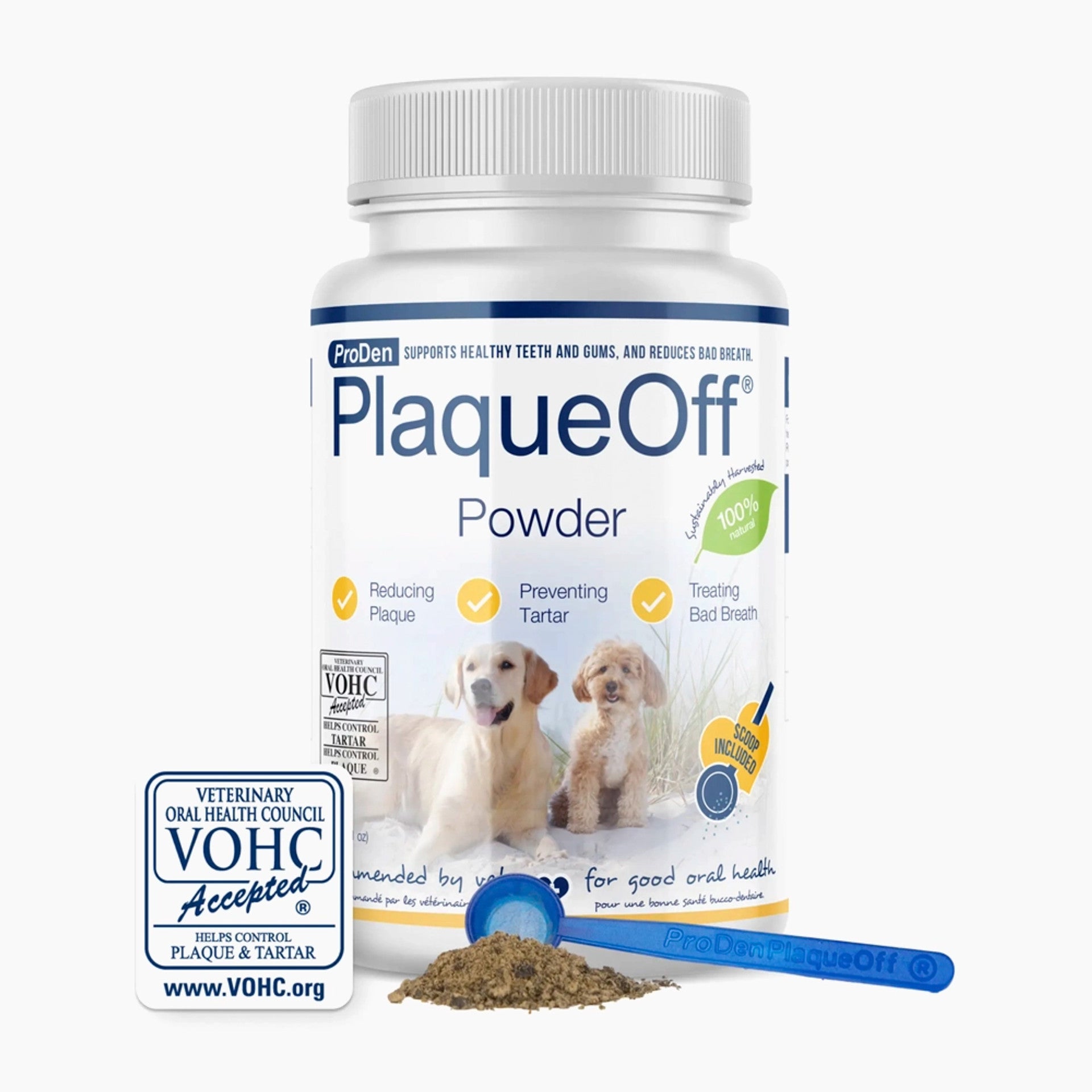 Plaque Off - ProDen Dental Powder 60 gr Bottle Each