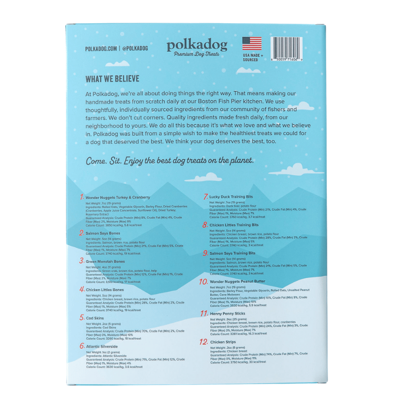 polkadog - Holiday - 12 Days of Treating Calendar