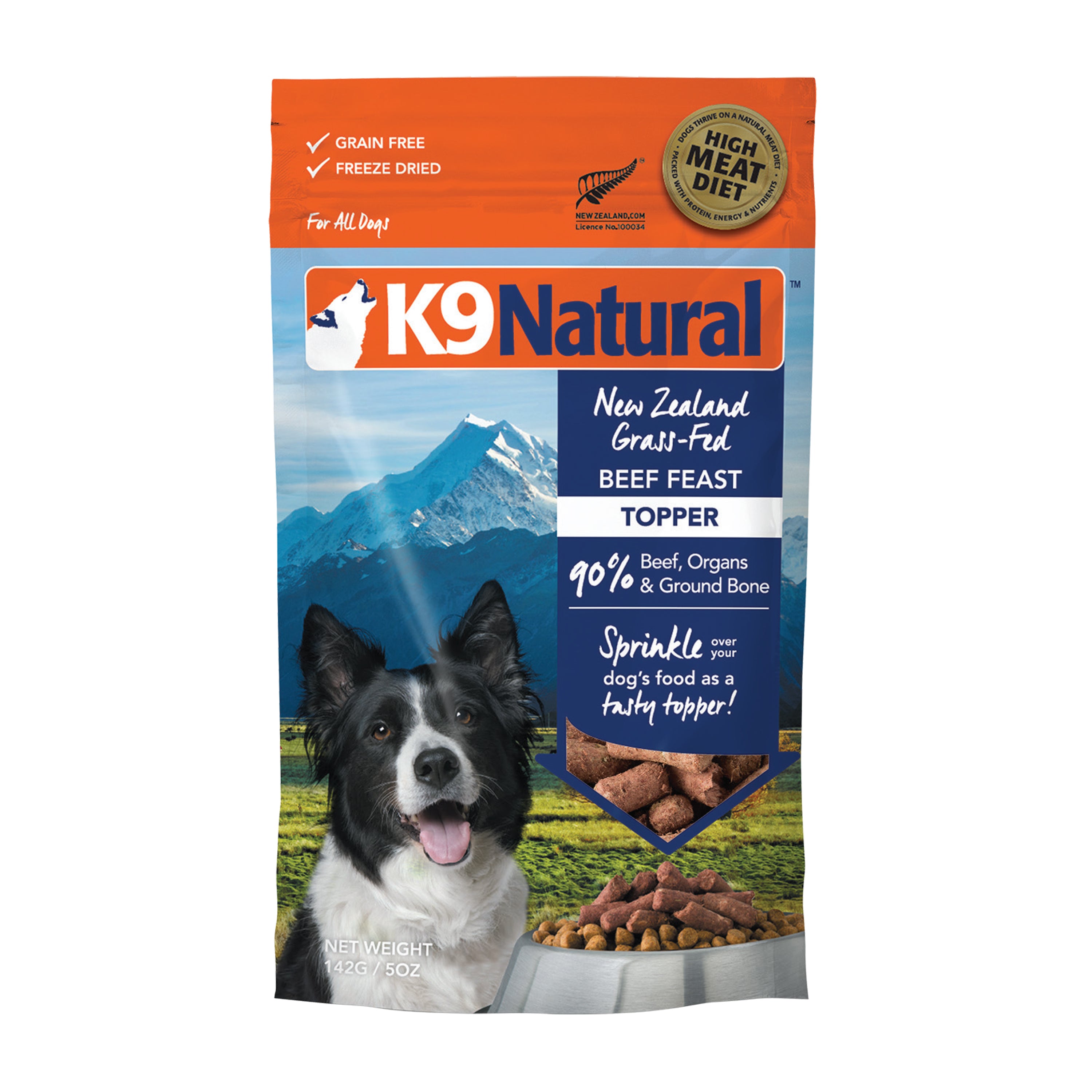 K9 Natural - Freeze Dried - Beef Feast - Topper