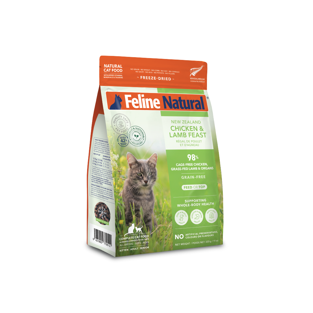 Feline Natural - Freeze Dried - Chicken & Lamb Feast 800g