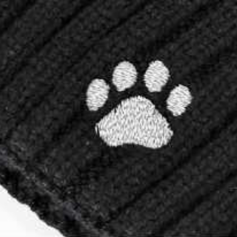 HatPhile - Knit Toque - Reflective - Cat Person w/ Cat Ears - Black