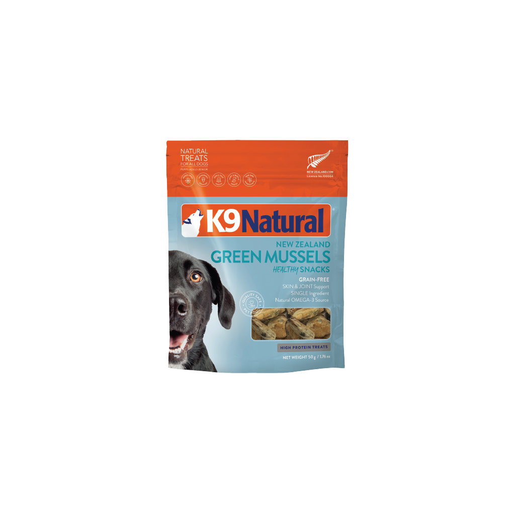 K9 Natural - Freeze Dried - Green Lip Mussel  - Treats 50g