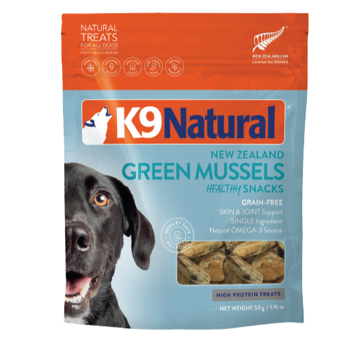 K9 Natural - Freeze Dried - Green Lip Mussel  - Treats 50g