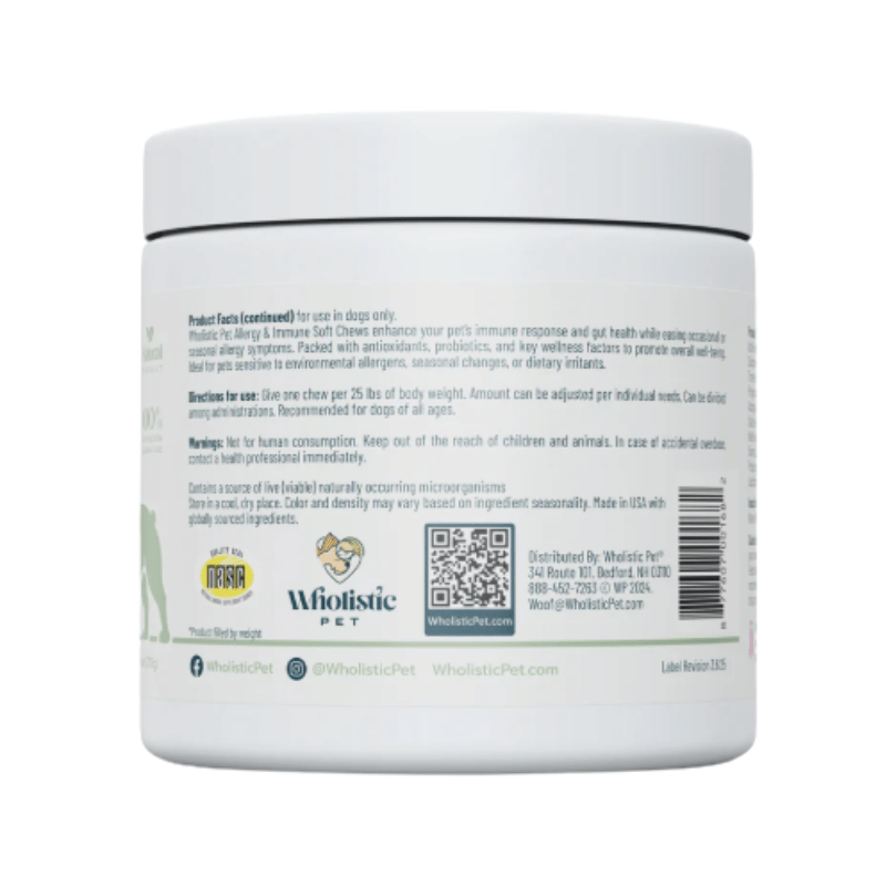 Wholistic Pet - Soft Chews - Allergy & Immune