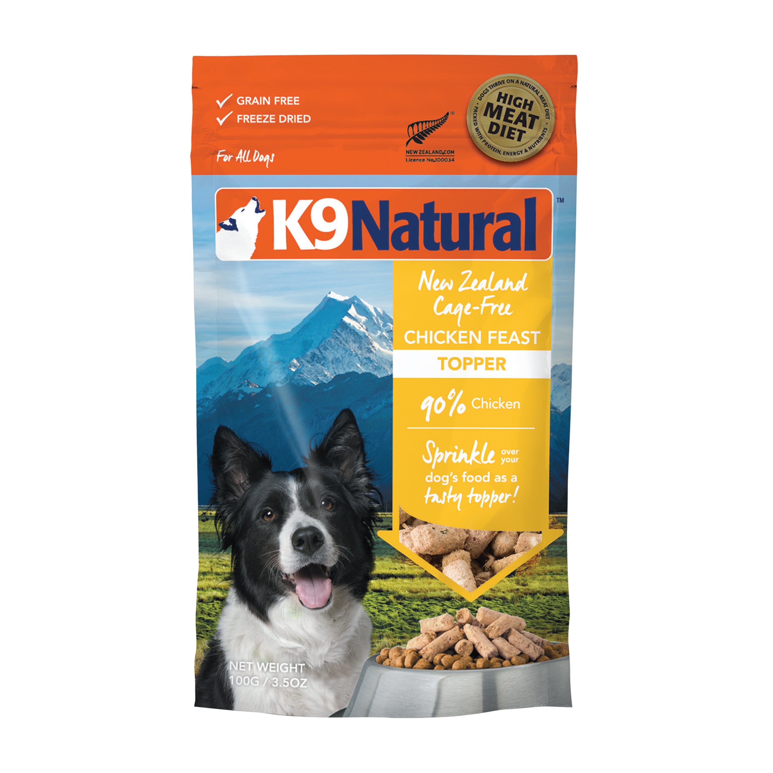 K9 Natural - Freeze Dried - Chicken Feast - Topper