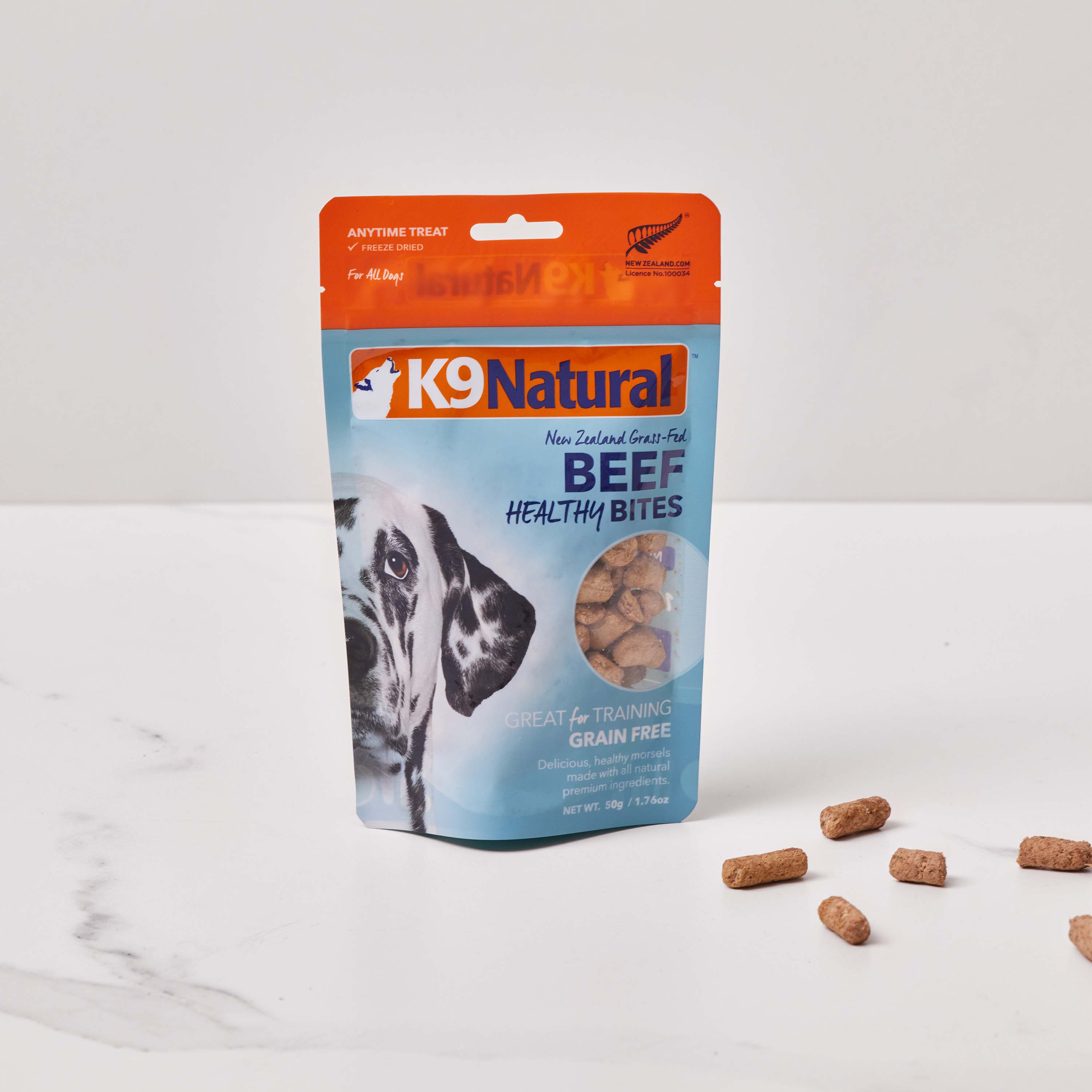 K9 Natural - Freeze Dried - Beef - Healthy Bites - Treats 50g