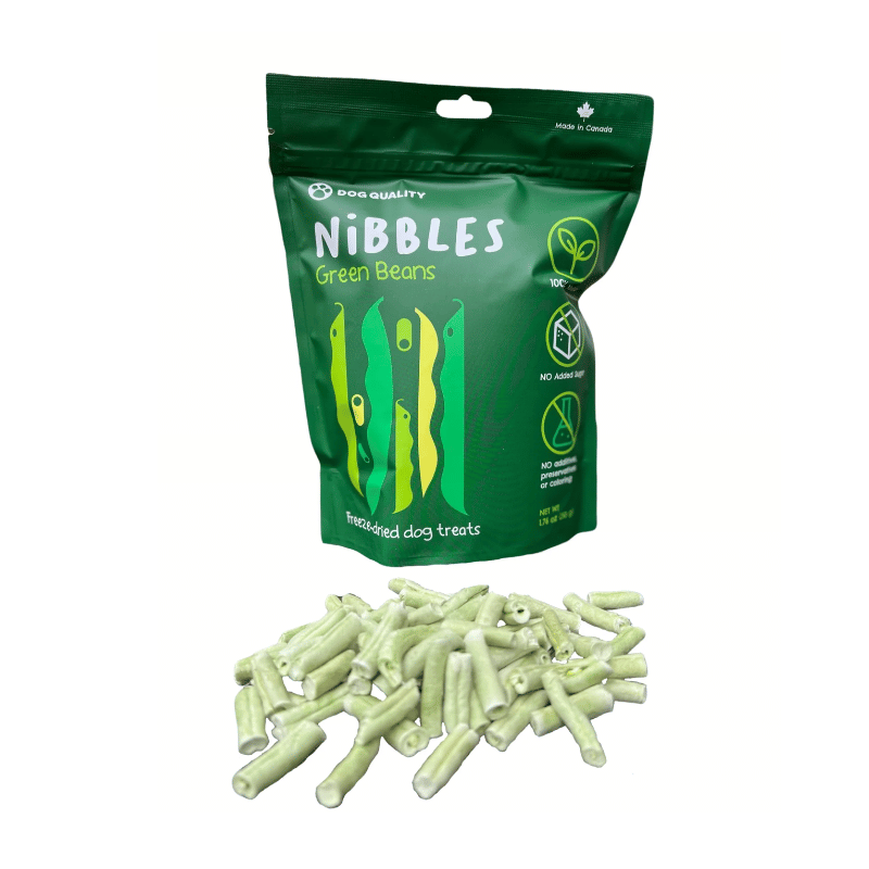 Dog Quality - Nibbles -  Freeze dried -  Green Beans