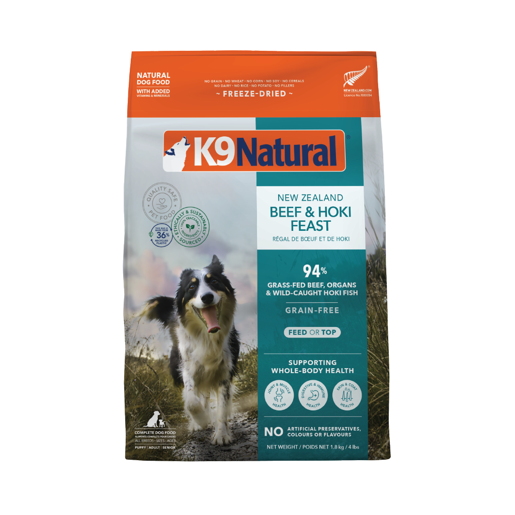 K9 Natural - Freeze Dried - Beef & Hoki Feast