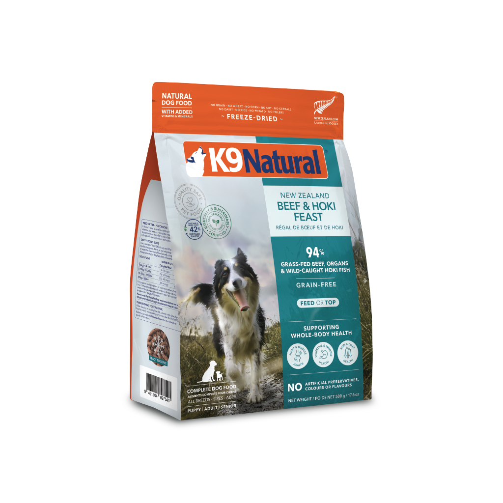 K9 Natural - Freeze Dried - Beef & Hoki Feast