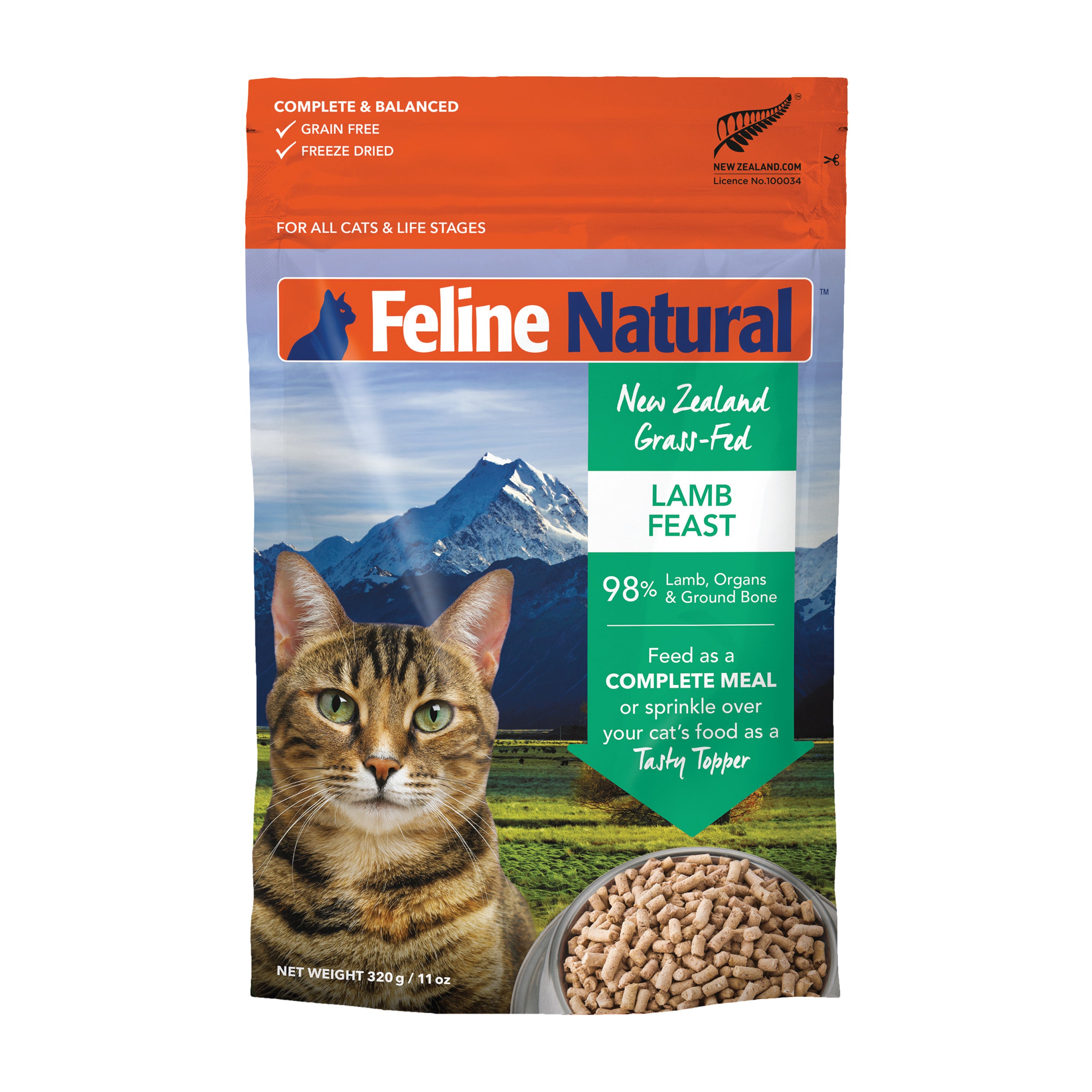 Feline Natural - Freeze Dried - Lamb Feast