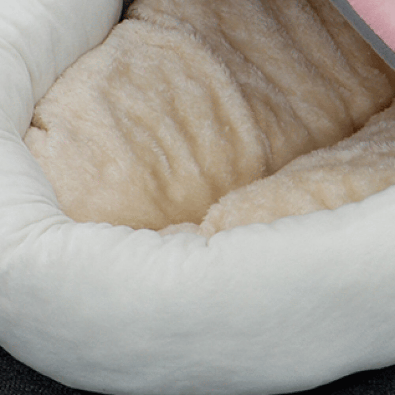 One For Pets - Cat Bed - Semi-inclosed - Pink Whale with Teaser