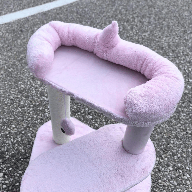 One For Pets - Cat Post - Pink Monster