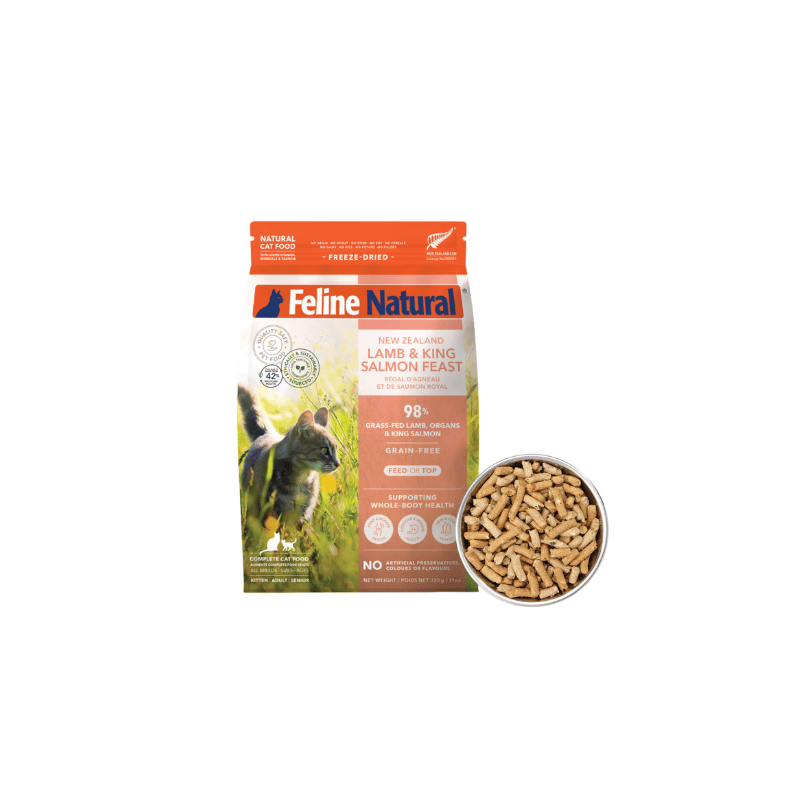 Feline Natural - Freeze Dried  - Lamb & King Salmon Feast