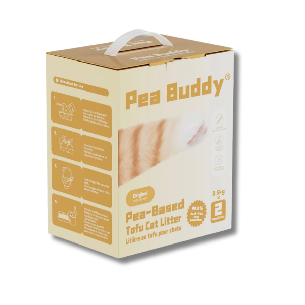 ONE FOR PETS - Pea Buddy - Tofu Litter - Original - 2x2.5kg Bags