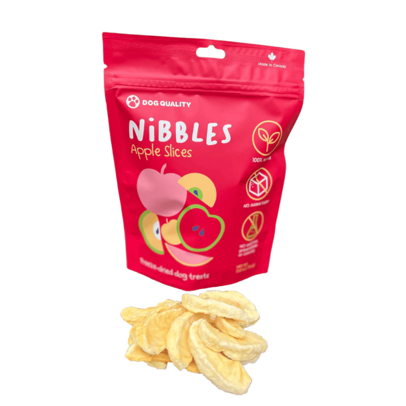 Dog Quality - Nibbles -  Freeze dried -  Apple Slices