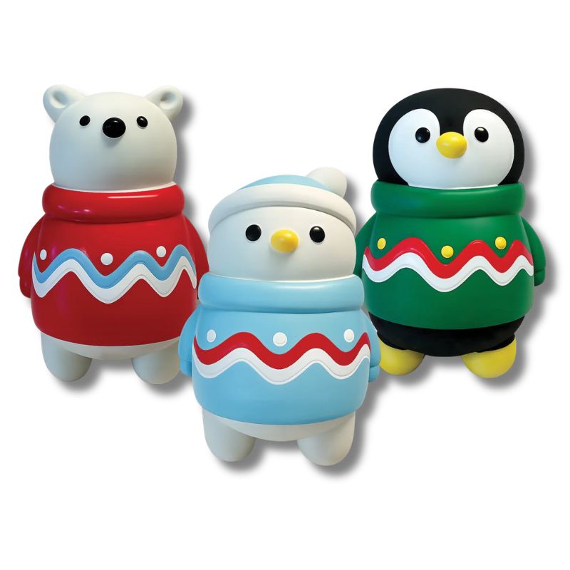 FoufouBRANDS - Holiday - Ugly Sweater Paw - Chews - Penguin