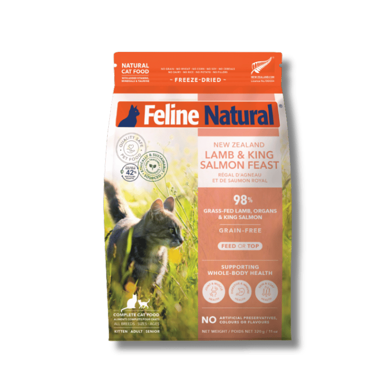 Feline Natural - Freeze Dried  - Lamb & King Salmon Feast