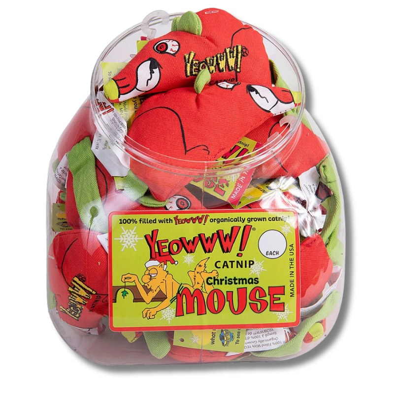 Yeowww! - Catnip - Toy - Holiday - Christmas Mouse