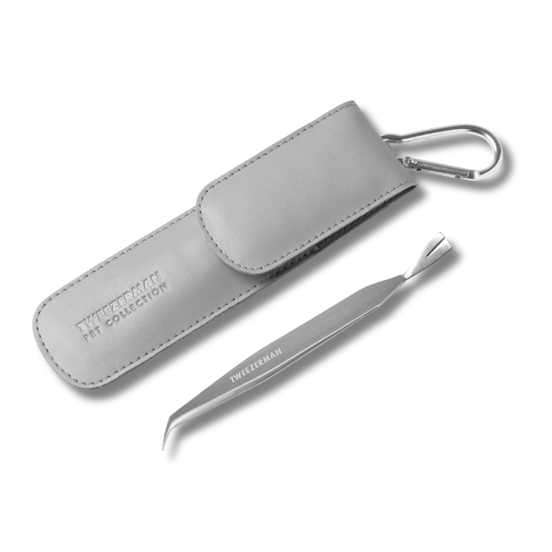 Tweezerman - Tick Remover - Tweezers - Dual-Sided & Case
