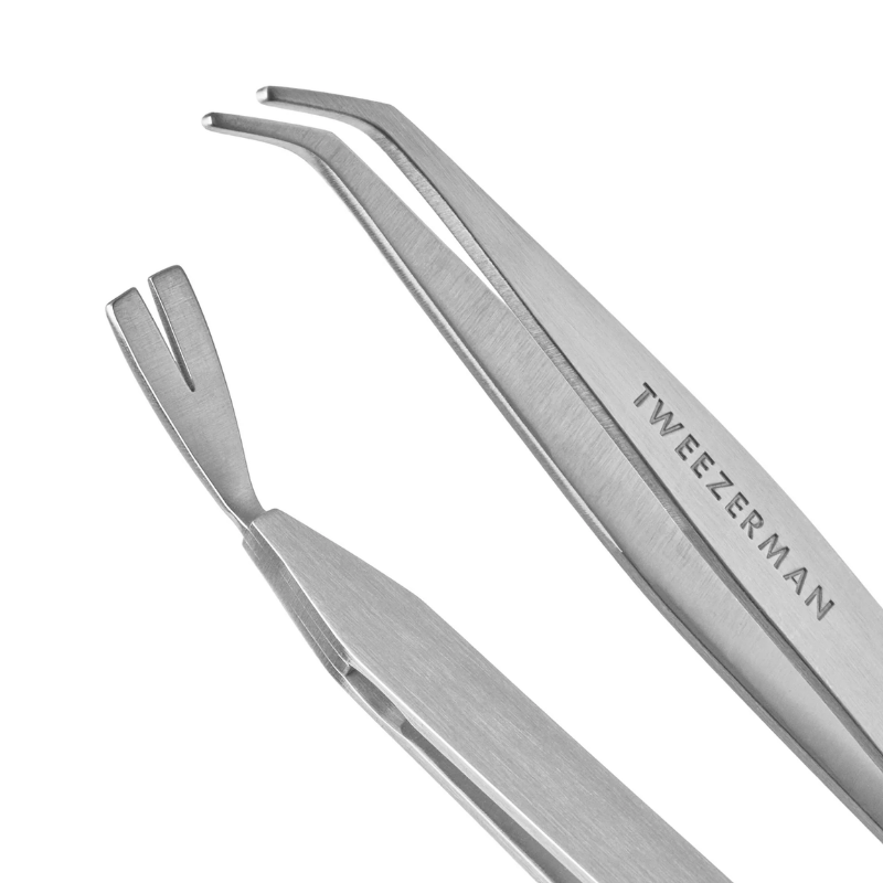 Tweezerman - Tick Remover - Tweezers - Dual-Sided & Case