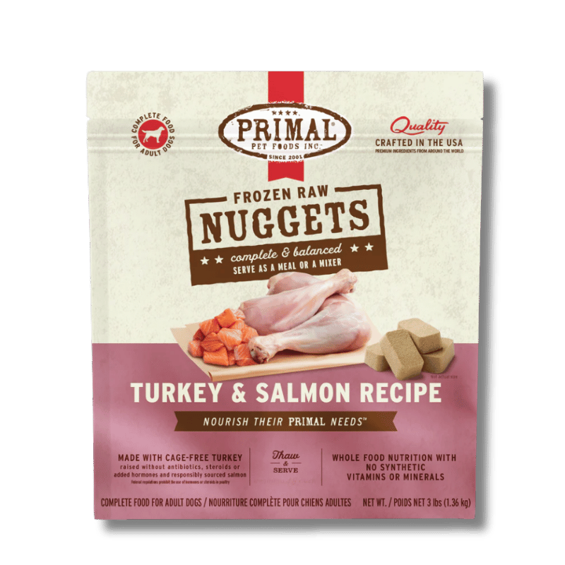 PRIMAL - Canine - Frozen - Nuggets - Turkey & Salmon