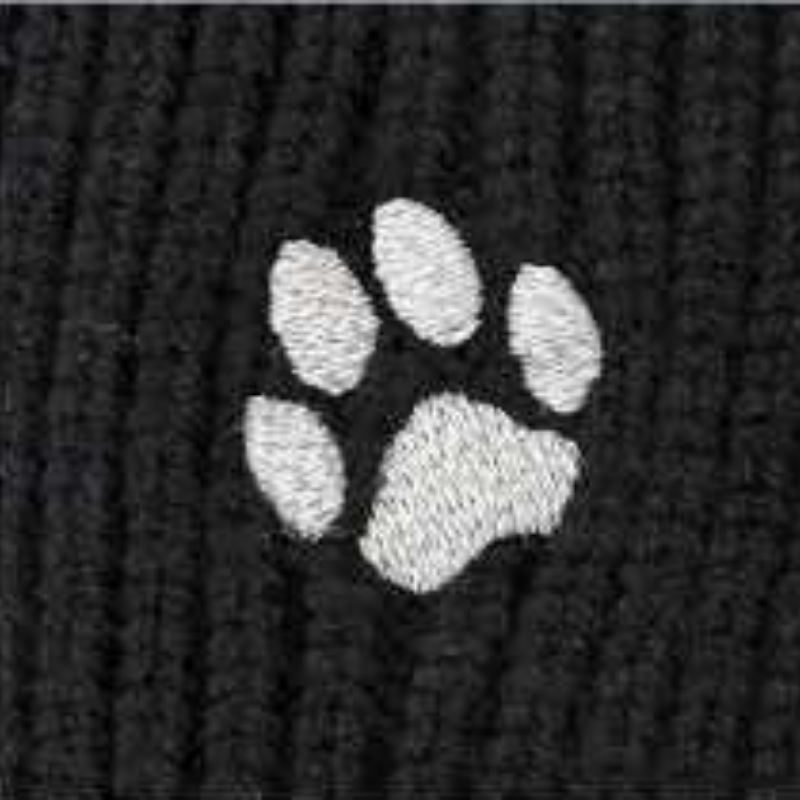 HatPhile - Knit Toque - Reflective - Dog Dad - Black