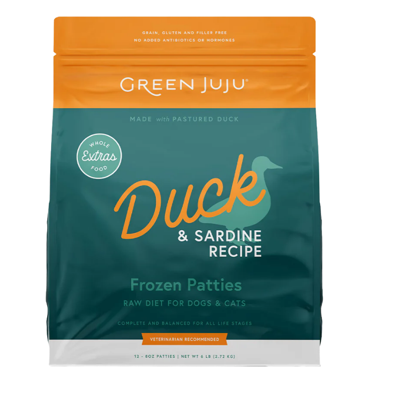 Green Juju - Frozen - Sliders - Duck & Sardine Recipe