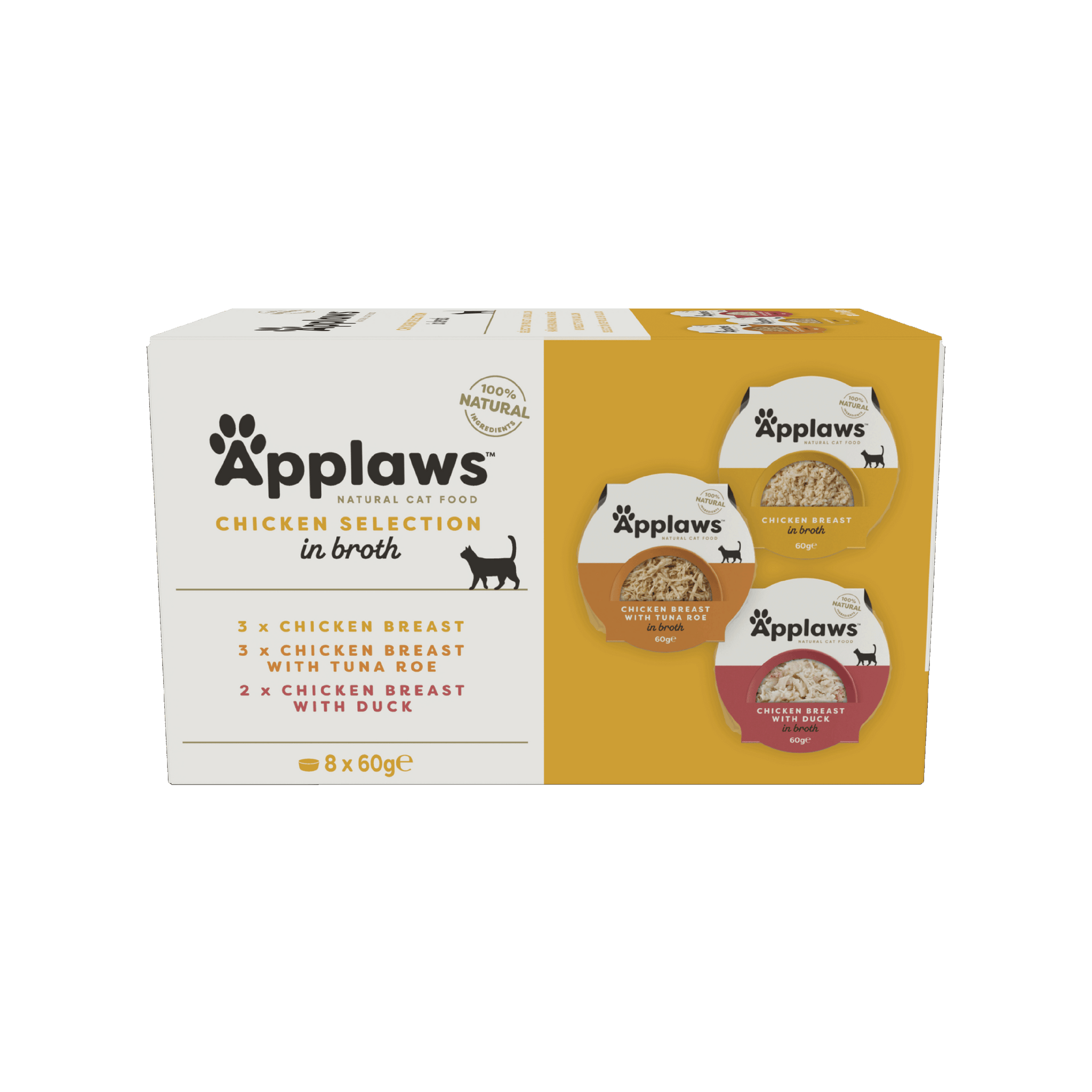 Applaws - Pots - Multipack - Broth - Chicken Selection VP - 60g (8)
