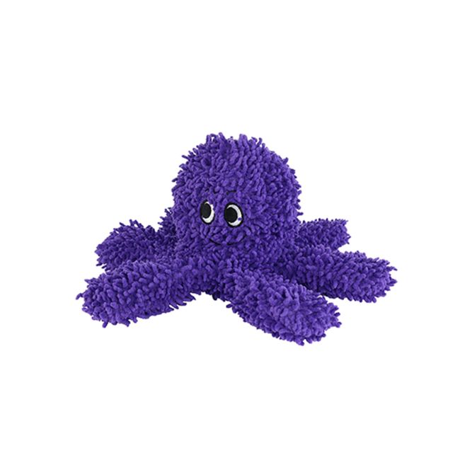 Tuffy Toys - Mighty Microfiber Ball Med Octopus Purple