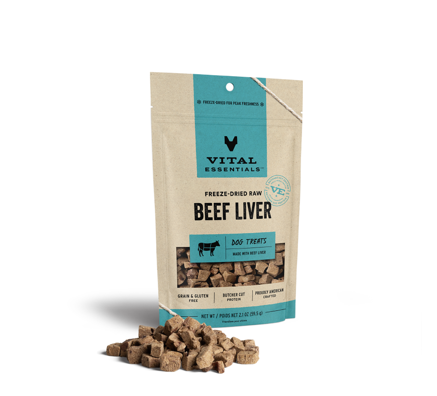 Vital Essentials - Dog GF Freeze-Dried Beef Liver Treats